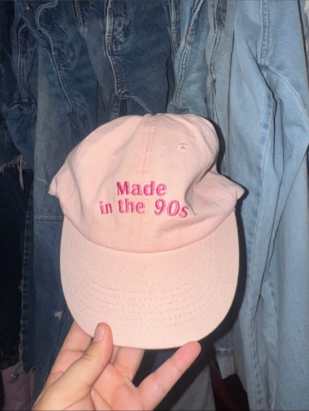 Target Pink Embroidered 'Made in the 90s' Baseball Cap
